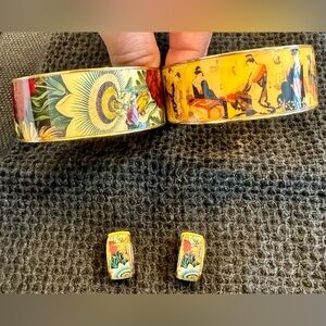 Erwin Pearl 2 bracelets and one pair of earrings